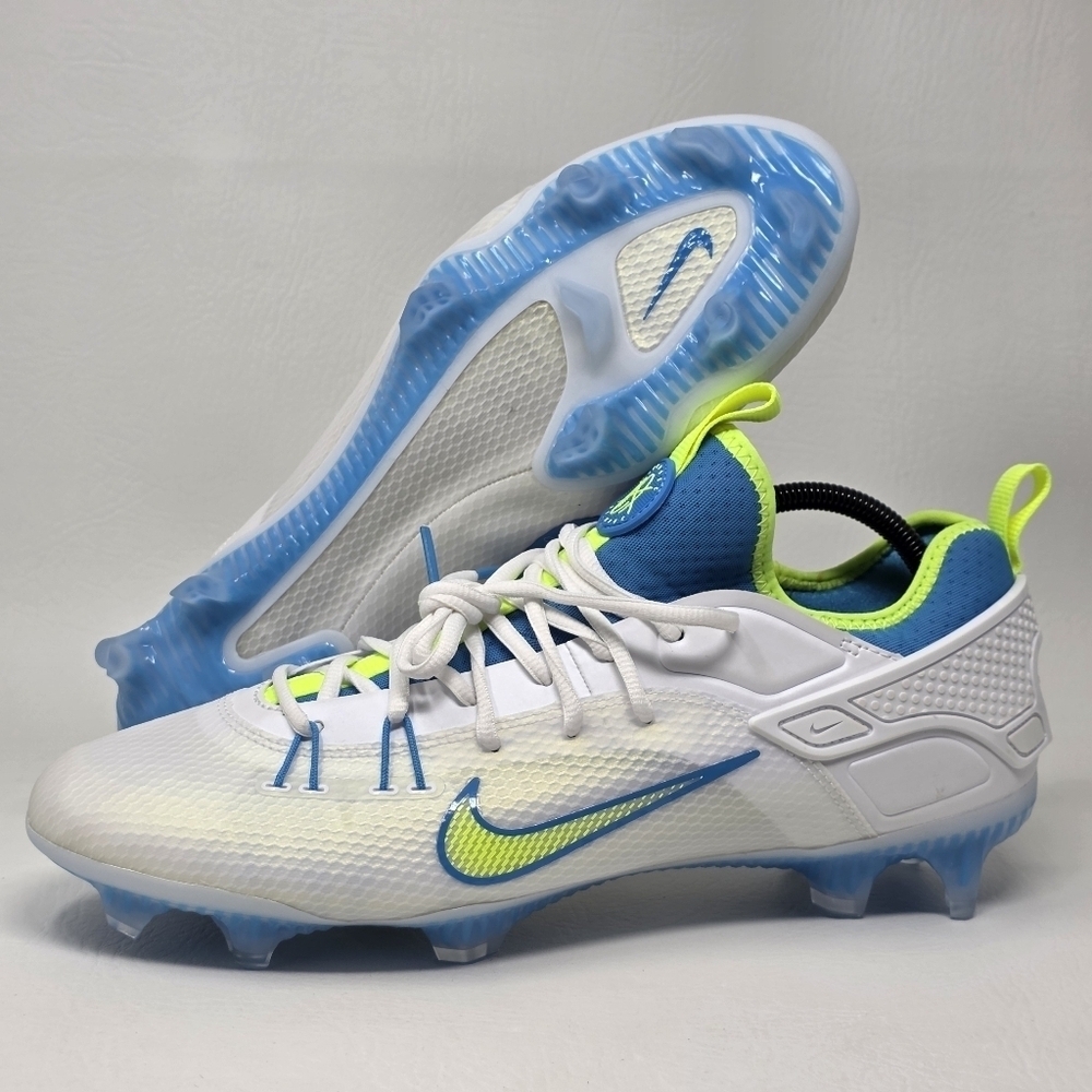 Nike Huarache 9 ELITE LOW LAX SE Lacrosse Cleats Men's Size 12 FV6147-100 New